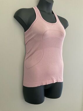 Lululemon Light Pink Seamless Racerback Tank Top